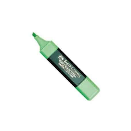 Rotulador fluorescente Faber Castell Textliner verde