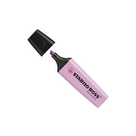 Rotulador fluorescente Stabilo Boss pastel violeta