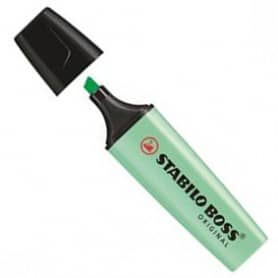 Rotulador fluorescente Stabilo Boss pastel verde