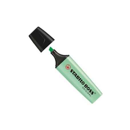 Rotulador fluorescente Stabilo Boss pastel verde