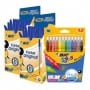 BIC Cristal Azul + 12 BIC Colores