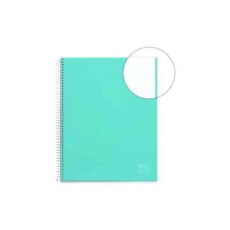 Cuaderno A4 120 hojas verde laguna Miquelrius