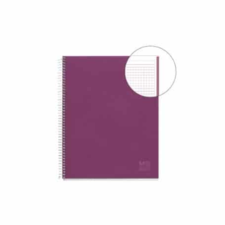 Cuaderno A4 120 hojas púrpura Miquelrius