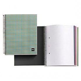 Cuaderno A4 120 hojas tartan granate Miquelrius