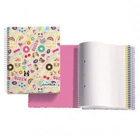 Cuaderno A4 120 hojas kawaii Miquelrius