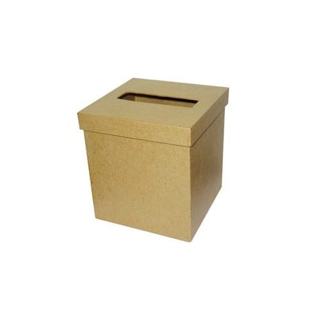 Caja puñuelos cuadrada Décopatch