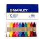 Caja 10 colores cera Manley