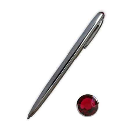 Bolígrafo Fisher Chrome Crystal Ruby