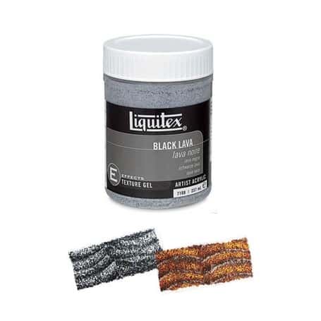 Liquitex Gel 237 ml Textura Lava negra