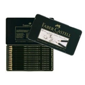 Set Lápices Faber-Castell 8b a 2h