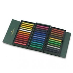 Caja 36 tizas polychromos pastel Faber-Castell