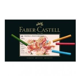 Caja 60 tizas polychromos pastel Faber-Castell