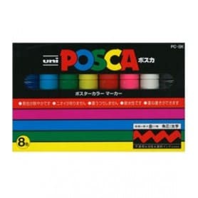 Set Posca 8 colores PC-8K