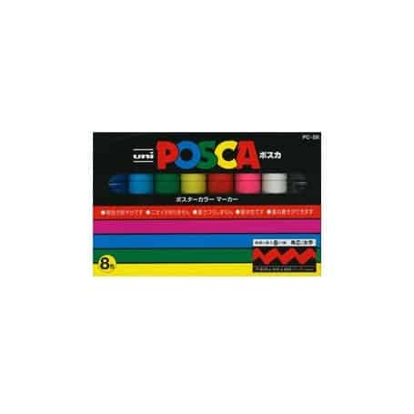 Set Posca 8 colores PC-8K