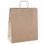 50 Bolsas Kraft con asas 350x16x400 mm