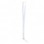Cordón Lanyard Blanco con enganche blanco 100 Uds