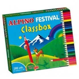 Caja `SP` pinturas Alpino 288 colores