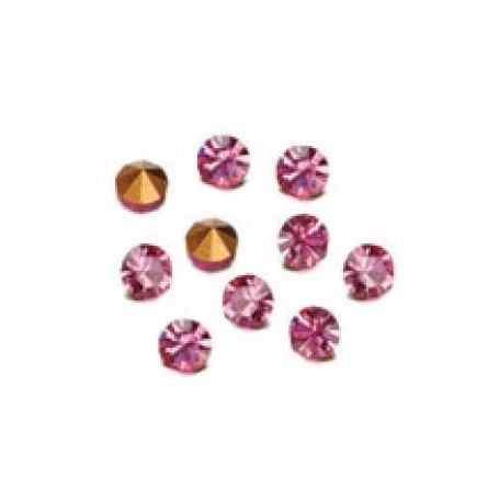 Decoré piedras de strás 2,3 mm Rose