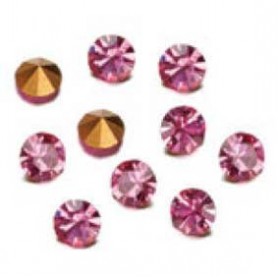 Decoré piedras de strás 3 mm Rose