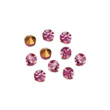 Decoré piedras de strás 3 mm Rose