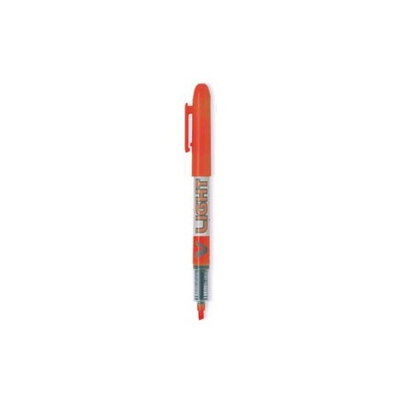 Rotulador fluorescente Pilot V Liquid Light naranja