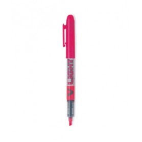 Rotulador fluorescente Pilot V Liquid Light rosa