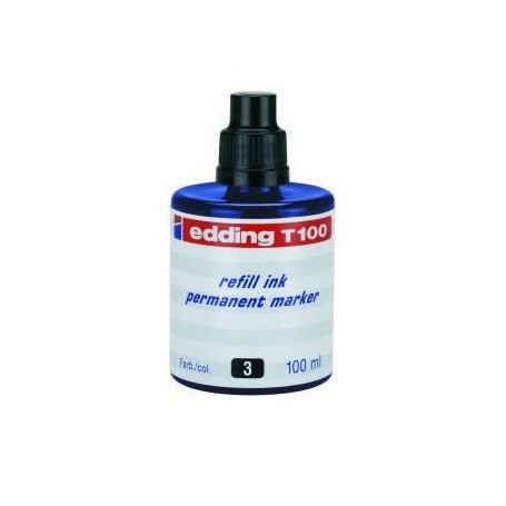 Tinta Edding T-100 100 ml azul