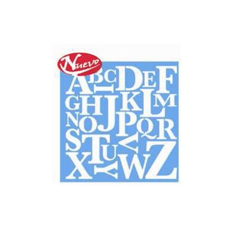 Plantilla Stencil 30,5x 30,5 cms Letras A-Z