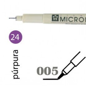 Rotulador Pigma Micron 005 púrpura