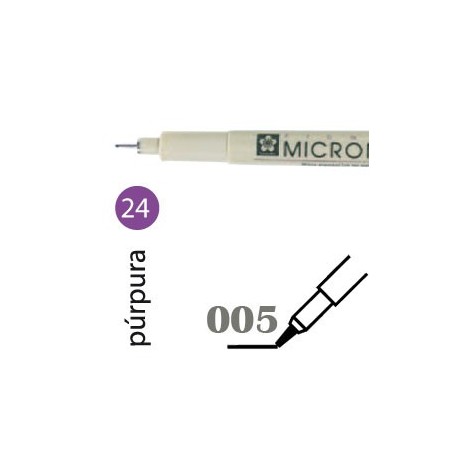 Rotulador Pigma Micron 005 púrpura