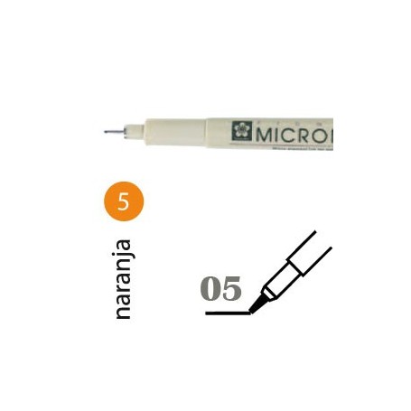 Rotulador Pigma Micron 05 Naranja