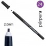 Rotulador Pigma Calligrapher Púrpura 2mm