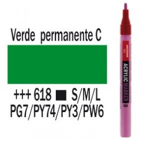 AAC MARKER S VERDE PERM.CLA R