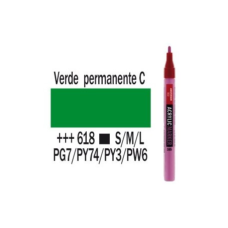 AAC MARKER S VERDE PERM.CLA R