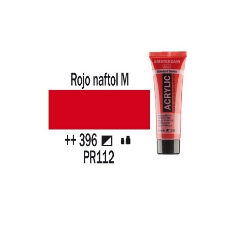 AAC TUBO 20 ML.ROJO NAFT.M.