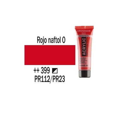 AAC TUBO 20 ML.ROJO NAFT.OSC.