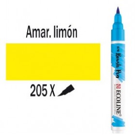 ECOLINE BRUSHPEN AMAR. LIMON