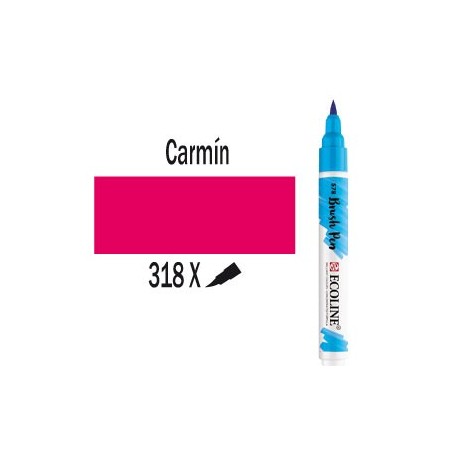 ECOLINE BRUSHPEN CARMIN