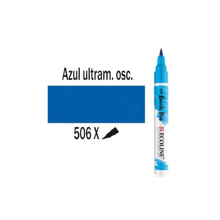 ECOLINE BRUSHPEN AZUL UTR OSC