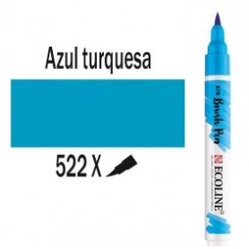 ECOLINE BRUSHPEN AZUL TURQUES