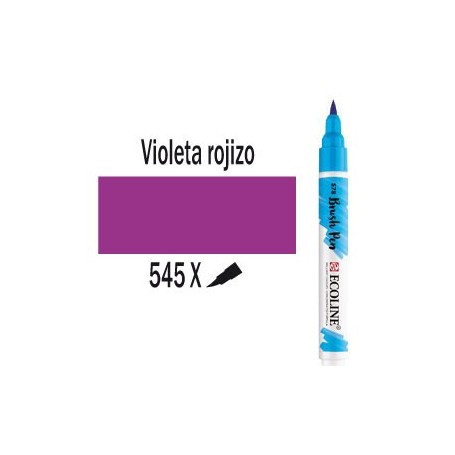 ECOLINE BRUSHPEN VIOLETA ROJ