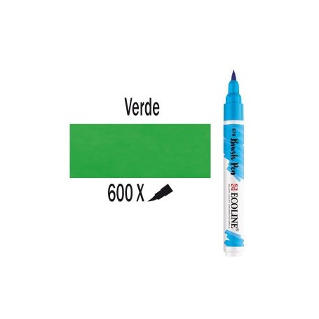 ECOLINE BRUSHPEN VERDE