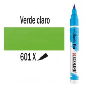 ECOLINE BRUSHPEN VERDE CLAR