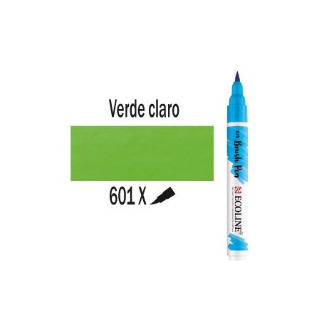 ECOLINE BRUSHPEN VERDE CLAR