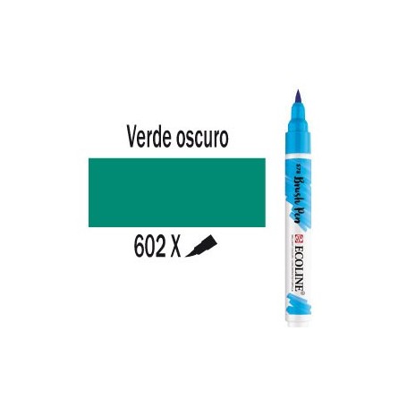 ECOLINE BRUSHPEN VERDE OSC