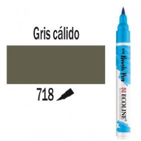 ECOLINE BRUSHPEN GRIS CALIDO