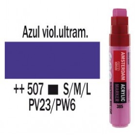 ROTULADOR ACRÍLICO PUNTA L AZUL ULTRAMAR VIOLETA AMSTERDAM