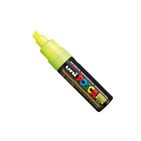 Rotulador Posca PC-8K Amarillo Fluor