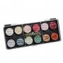Caja Acuarela Finetec 12 colores perlados 23 mm