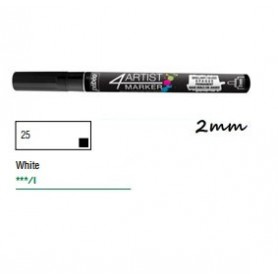 Marcador Pebeo 4ARTIST 2 mm Blanco